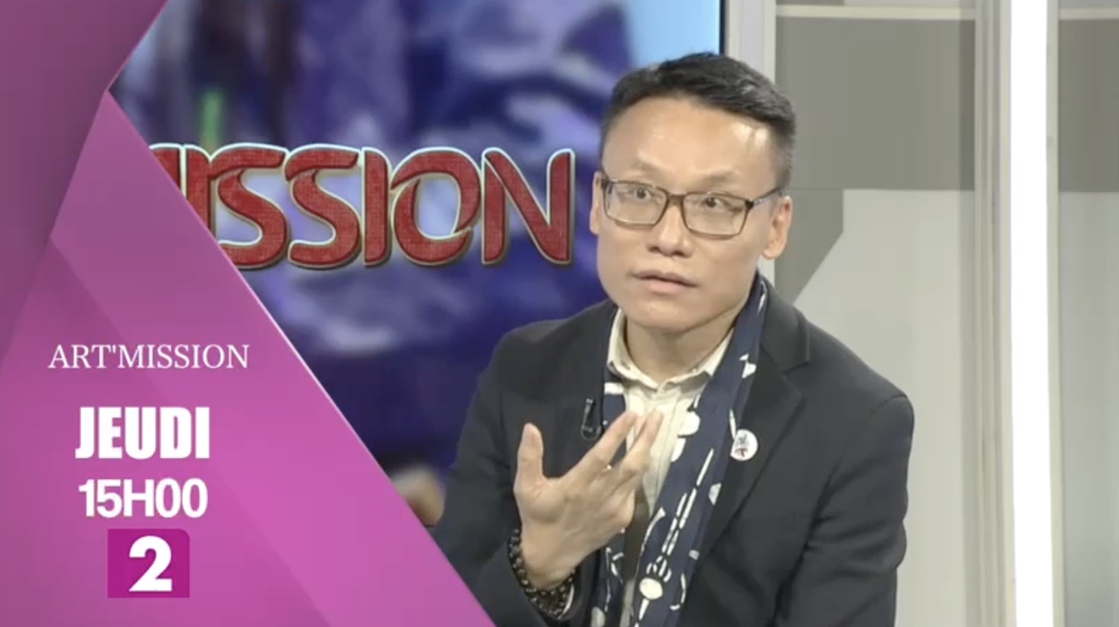 RTS 2 | ART’ MISSION – Interview de Jingshi FENG | Empreinte 100 ans